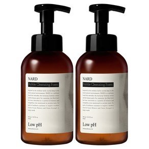 나드 약산성 버블 클렌징폼, 500ml, 2개 (13,960원)
