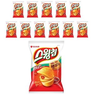 오리온 스윙칩 볶음고추장맛, 60g, 12개 (10,200원)