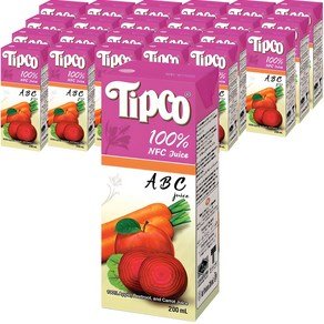팁코 100% 착즙 ABC 주스, 200ml, 24개 (24,940원)