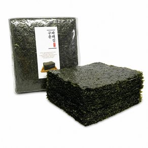 울돌목 무조미 두번 구운 파래김 100매 무조미바삭한김, 170g (14,570원)