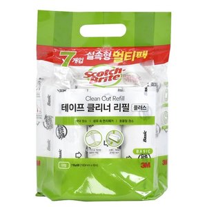 스카치브라이트 실속형 멀티팩 테이프 클리너 리필 7p, 1개 (6,920원)