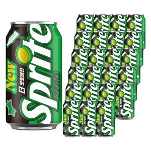 스프라이트 제로 사이다, 350ml, 24개 (12,840원/무료)