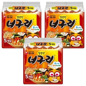 너구리 얼큰한맛 120g, 15개 (10,610원/무료)