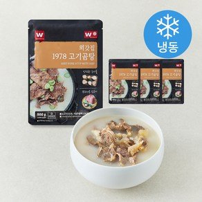 외갓집 1978 고기곰탕 (냉동), 500g, 4개 (16,980원)