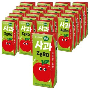 롯데칠성음료 히야 제로 사과, 24개, 200ml (6,930원)