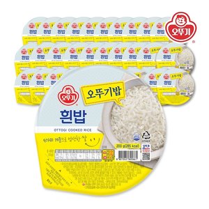 오뚜기밥 흰밥 200g 36개 (26,305원) (무료)
