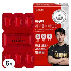 하루틴 리포좀 비타민C 33g, 30정, 6개 (55,900원)