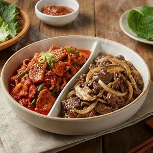 푸주 한돈으로 만든 고추장불고기 300g 4팩 + 간장맛불고기 300g 4팩 (16,550원/무료)