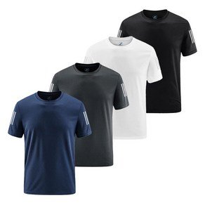 TANLZ 남자 기능성 반팔티셔츠 스판 쿨티 4P 티셔츠 남녀공용 여름용 tanlz-119 (18,710원)