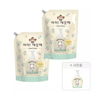 아이깨끗해포차코 대용량 핸드워시, 순, 1.8L, 2개 + 증정(포차코 핸드위시 공용기, 490ml, 1개) (티멤버십16,840) (무료)