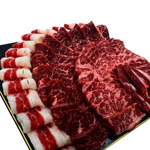 소고기모듬 구이용 세트 총 600g (안창살, 차돌박이,우삼겹) (18,500원/무료)