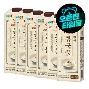 (지마켓)정식품 진한 콩국물 950ml 6팩(9,900/무료배송)