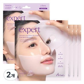 아리얼 엑스퍼트 펩타이드 콜라겐 레티놀 겔 마스크, 4개입, 2개 (15,900원)