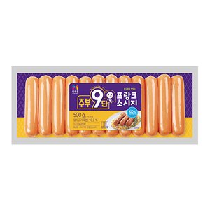 목우촌 주부9단 프랑크 소시지 500g 3개 (14,500원/무료)