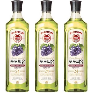 해표 포도씨유, 900ml, 3개 (16,390원)