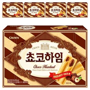 크라운 쵸코하임, 142g, 5개 (9,220원/무료)