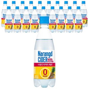 나랑드사이다 제로 파인애플, 350ml, 20개 (9,900원)