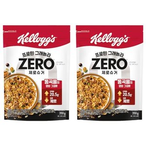 켈로그 프로틴 그래놀라 제로슈거, 350g, 2개 (9,170원)