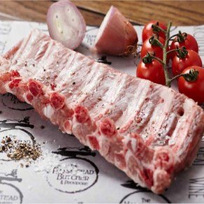 [행복미트] 돼지 등갈비 수입산 살이 두꺼운 최고의 로인립 구이용 찜용 2kg+2kg 총 4kg [당일발송], 2kg, 2개 (47,480원)