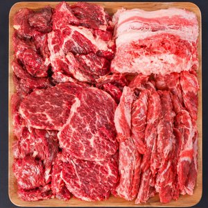 소고기 모듬 구이용 200g X 5팩 (소갈비살+안창살+토시살+살치살+우삼겹 각200g) (29,680원/무배)