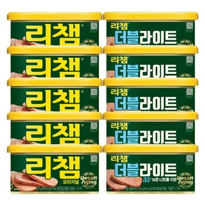농) 동원 리챔 오리지널 200g x 5개 + 더블라이트 200g x 5개 (19,440원/무료)