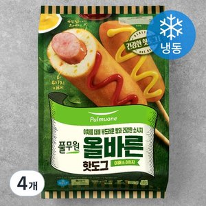 풀무원 올바른 핫도그 개별 (냉동) (18,970원)