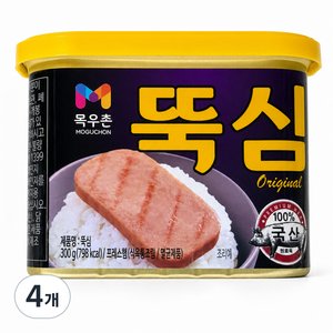 목우촌 주부9단 뚝심 통조림 묶음, 300g, 4개 (11,670원)