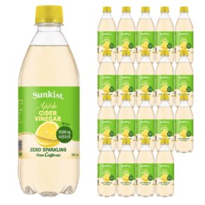 썬키스트 애사비 제로 탄산음료 레몬, 500ml, 20개 (17,760원)