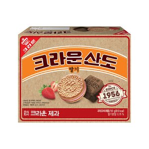 크라운산도 딸기 161g 4개+크림 161g 4개 (11,540원/무료)