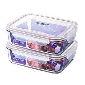 글라스락 퍼플에디션 밀폐용기세트, 2개, 2L (16,770원)