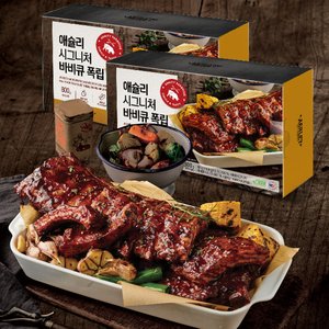 애슐리 시그니처 바비큐 폭립 800g, 2개 (32,210원/무료)