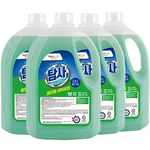 탐사 클린젤 액체 세탁세제 일반드럼 겸용, 2.5L, 4개 (7,990원)