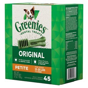 그리니즈 강아지 쁘띠뜨 덴탈껌, 오리지널, 765g, 1개 (30,520원)