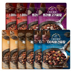차오차이 짜장 혼합 5종 x 2p 세트, 180g, 1세트 (12,920원)