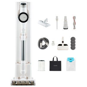 캐치웰 CX PRO 매직타워 N 무선청소기 + 물걸레 키트 세트 CX PRO N, 알리숨 화이트 (299,000원)