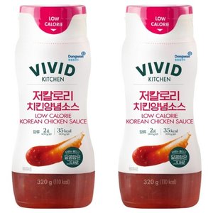 비비드키친 저칼로리 치킨양념소스, 320g, 2개 (4,280원)