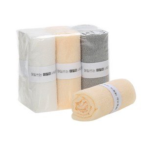 샤바스 국내제조 매일쓰는 데일리 모던 샤워타월 세트, 화이트 + 아이보리 + 그레이, 6개입, 1개 (9,730원)