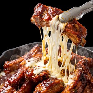 두툼 숯불 바베큐 쪽갈비 500g+500g (카할14,960원) (무료)