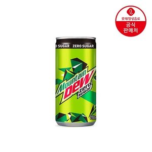 마운틴듀 제로슈거 210ml 30캔 (13,000원) (무료)