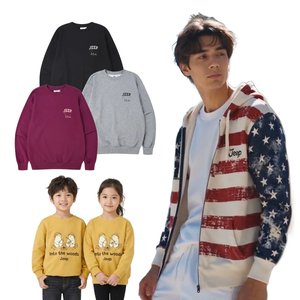 지프 성인 / 키즈 맨투맨 외 (34,300원~/무료)