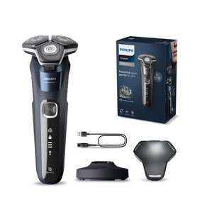 필립스 SkinIQ 5000 시리즈 전기면도기, S5885/29, 미드나잇 블루 (105,730원)