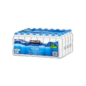 커클랜드 시그니춰 먹는샘물 무라벨 생수 500ml 40병(10,707원/무료)