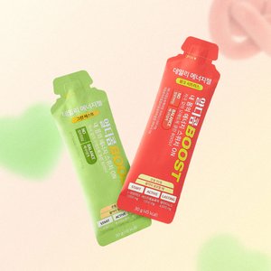 알디콤 BOOST 데일리 에너지젤 핑크시트러스+그린제스트 총2포 (4,900원/무료)