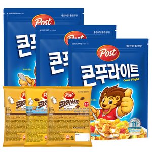 포스트 콘푸라이트 시리얼 600g 3개 +크리치오 랜덤 30g 3개 (10,800원/무료)