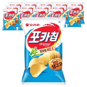오리온 포카칩 오리지널, 137g, 15봉 (28,410원) (무료)
