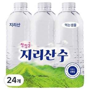 지리산수 청정골지리산수 무라벨, 24개, 2L (10,790원)
