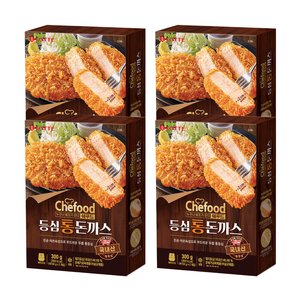 네멤) 쉐푸드 등심통돈까스 300g, 4개 (16,050원) (-)