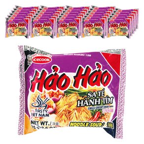 하오하오 인스턴트 누들 사떼 한띰 75g, 30개 (9,500원)