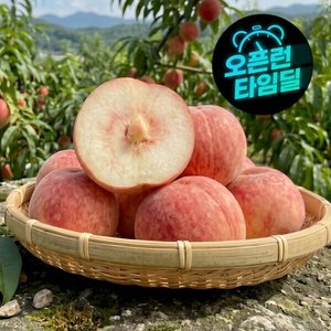 딱딱이 백도 복숭아 3kg (15-18과) (8,990원/무료)