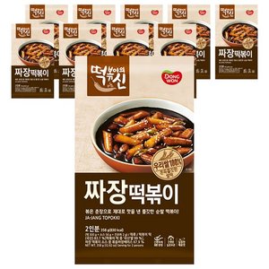 떡볶이의신 동원 짜장 떡볶이, 358g, 10개 (41,800원)